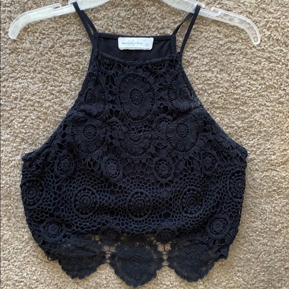 Black Crop Top - Picture 1 of 2